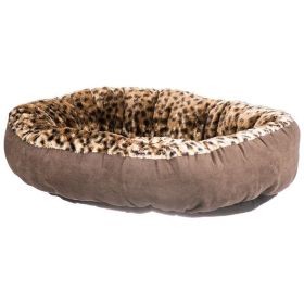 Aspen Pet Round Pet Bedding Animal Print